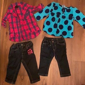 Girl Top and jeans bundle